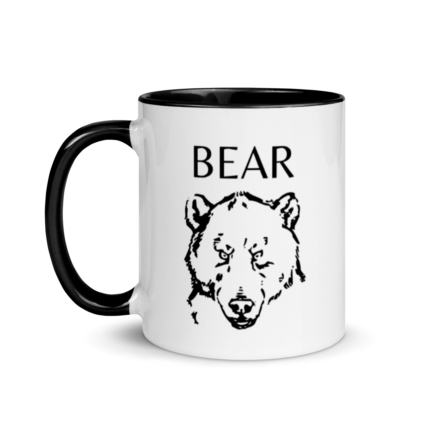 Black and White Bear Mug
