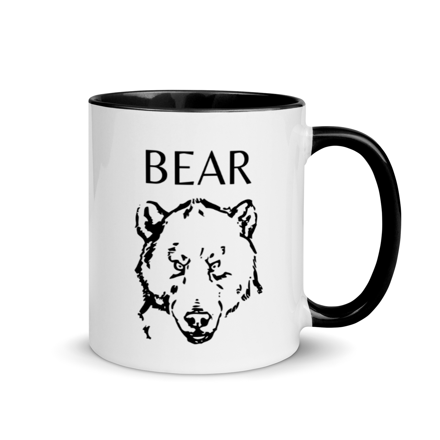 Black and White Bear Mug